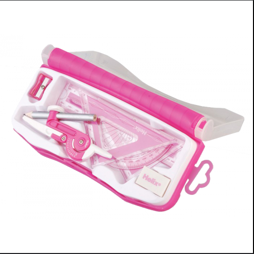 Helix Flip Maths Set including Locking Compass