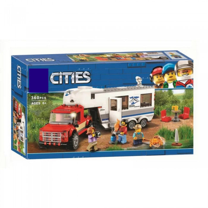 BELA 10871 City Great Vehicles Pickup & Caravan