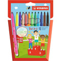 STABILO Trio A-Z Fibre-tip Pens (12-pack)