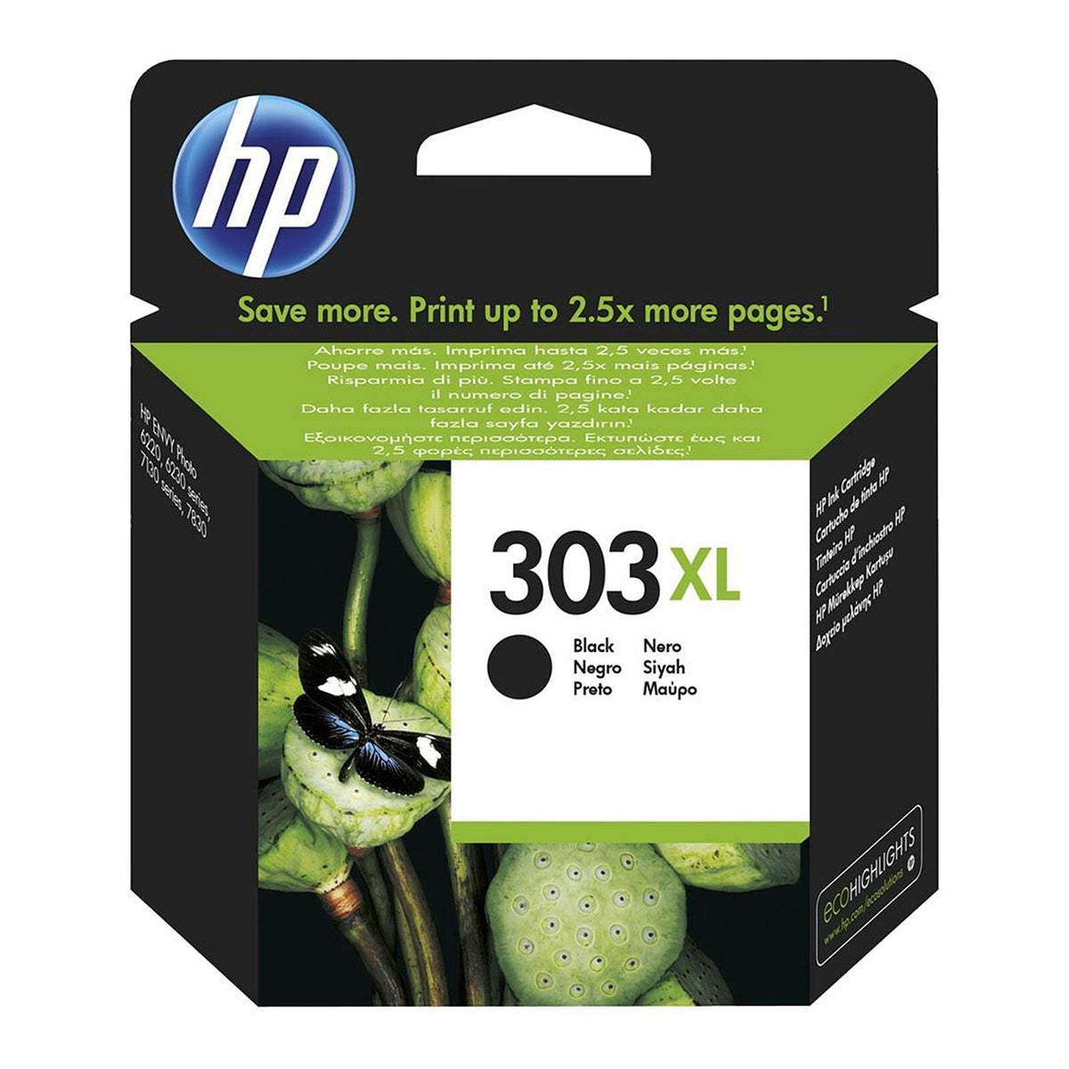 HP 303XL High Yield Black Original Ink Cartridge – T6N04AE