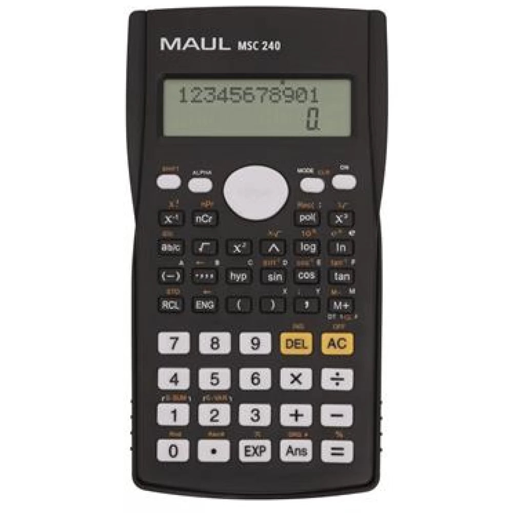 MAUL MSC 240 Scientific Calculator Black