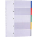 LANDS 6 Part PVC Dividers A4
