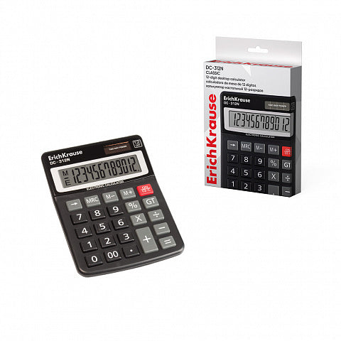 ErichKrause DC-312N 12-Digit Calculator