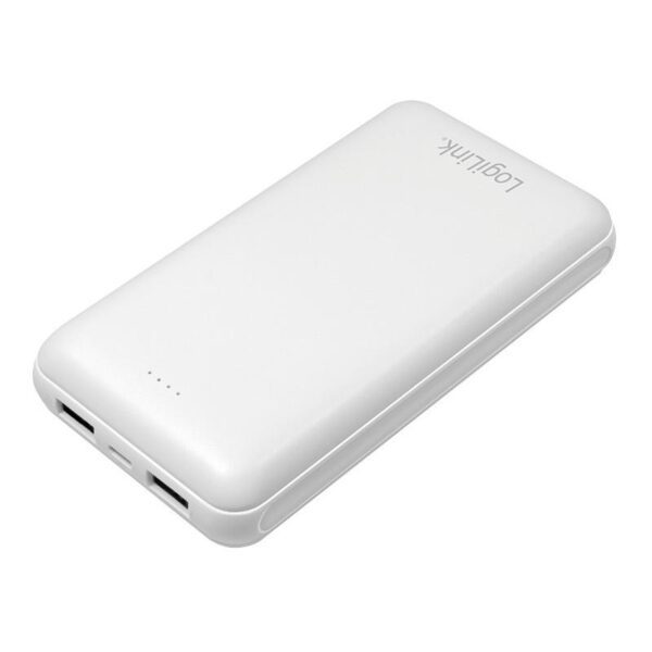 Powerbank 20,000 mAh, 2x USB-A, 1x USB-C, White
