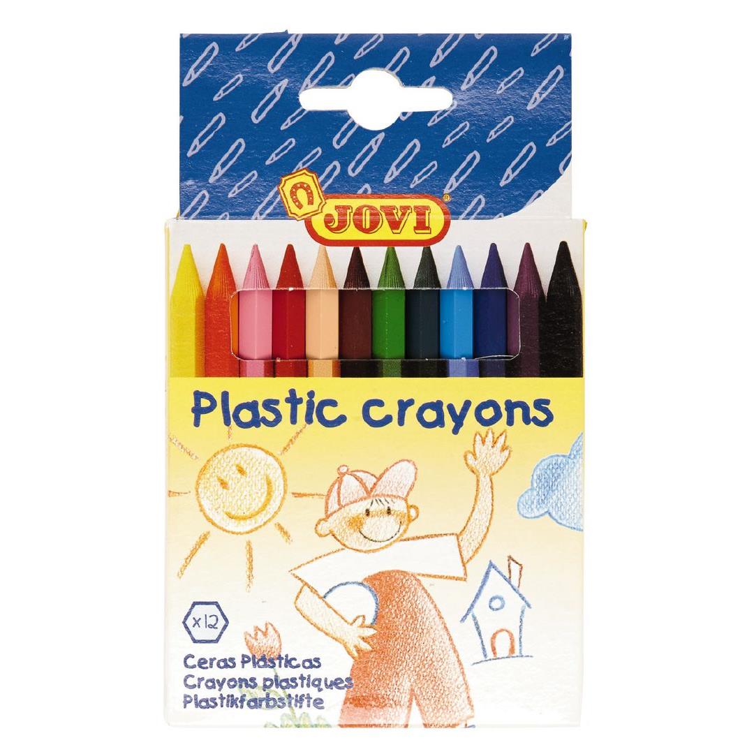 JOVI Plastic Crayons (12-Pack)