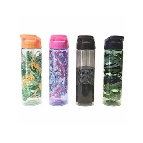 SMASH Fashion Sipper Water Bottle Asst Designs - Art 27263