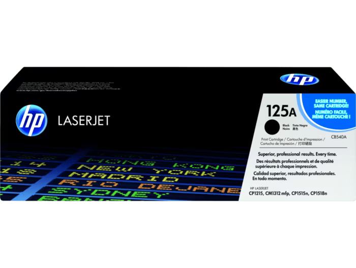 HP 125A Black Original LaserJet Toner Cartridge