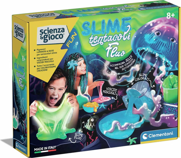 Clementoni Scienza & Gioco - Slime Tentacoli Fluo